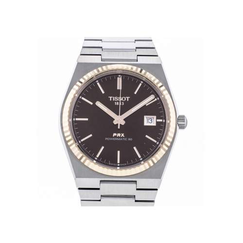 Montre d'occasion TISSOT PRX Powermatic 80 homme automatique bracelet acier