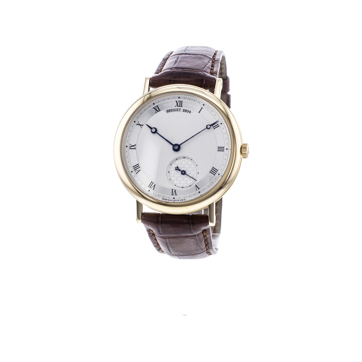 Montre d'occasion BREGUET Classique 5140 homme automatique bracelet cuir d'origine - vue 4
