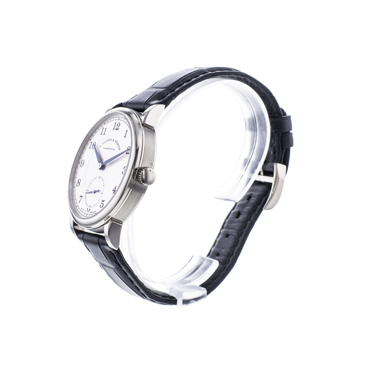 Montre d'occasion A. LANGE & SOHNE 1815 homme mécanique bracelet cuir d'origine - vue D2