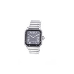 Montre d'occasion CARTIER Santos homme automatique bracelet acier - vue 4