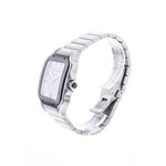 Montre d'occasion CARTIER Santos homme automatique bracelet acier - vue D2