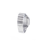 Montre d'occasion CARTIER Santos homme automatique bracelet acier - vue D4