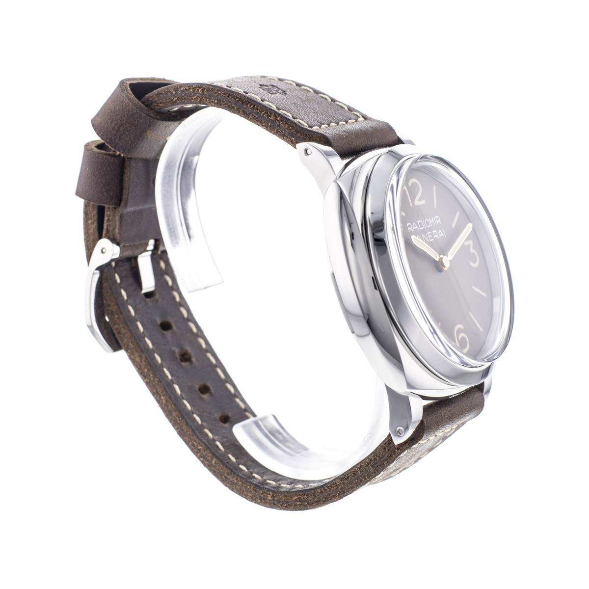 Montre d'occasion PANERAI Radiomir 1940 3 Days homme mécanique bracelet cuir d'origine - vue 2