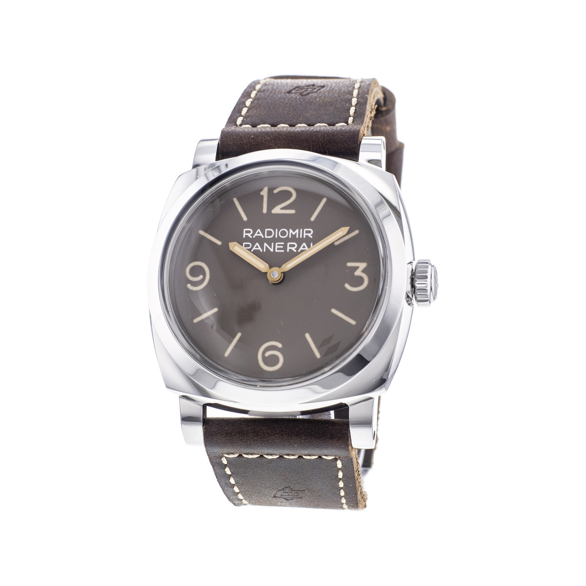 Montre d'occasion PANERAI Radiomir 1940 3 Days homme mécanique bracelet cuir d'origine - vue 4