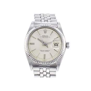 Montre d'occasion ROLEX DateJust Vintage homme automatique bracelet acier