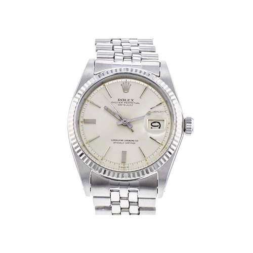Montre d'occasion ROLEX DateJust Vintage homme automatique bracelet acier