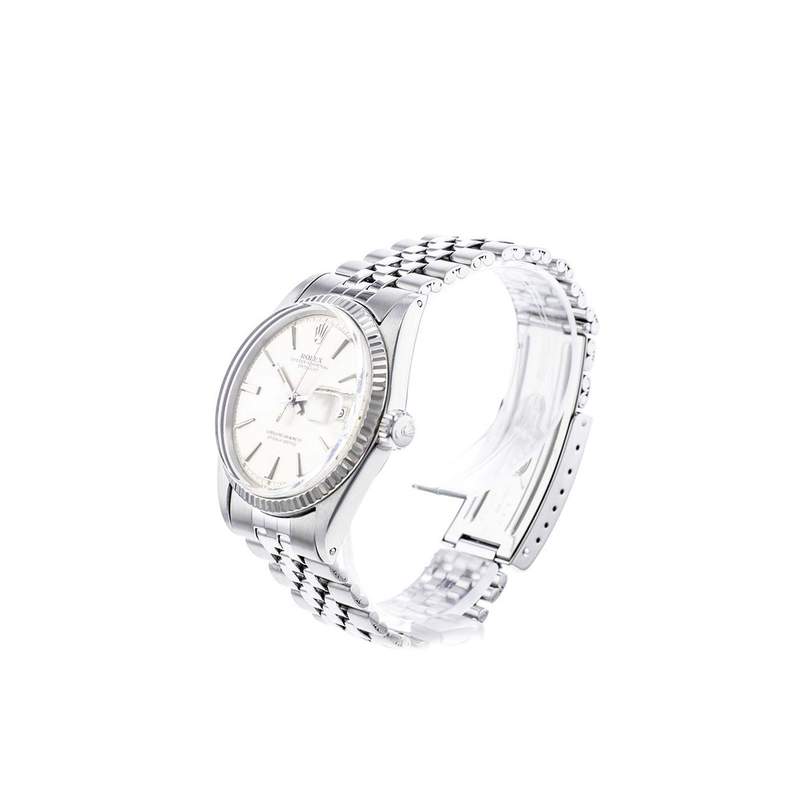 Montre d'occasion ROLEX DateJust Vintage homme automatique bracelet acier - vue D2