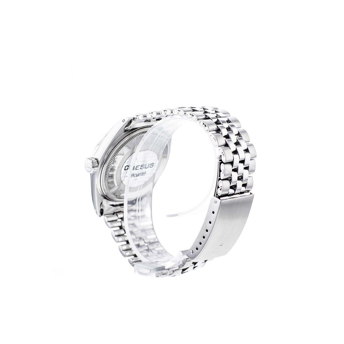 Montre d'occasion ROLEX DateJust Vintage homme automatique bracelet acier - vue D5