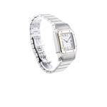 Montre d'occasion CARTIER Santos Galbée XL homme automatique bracelet or jaune 750/000 et acier - vue 2