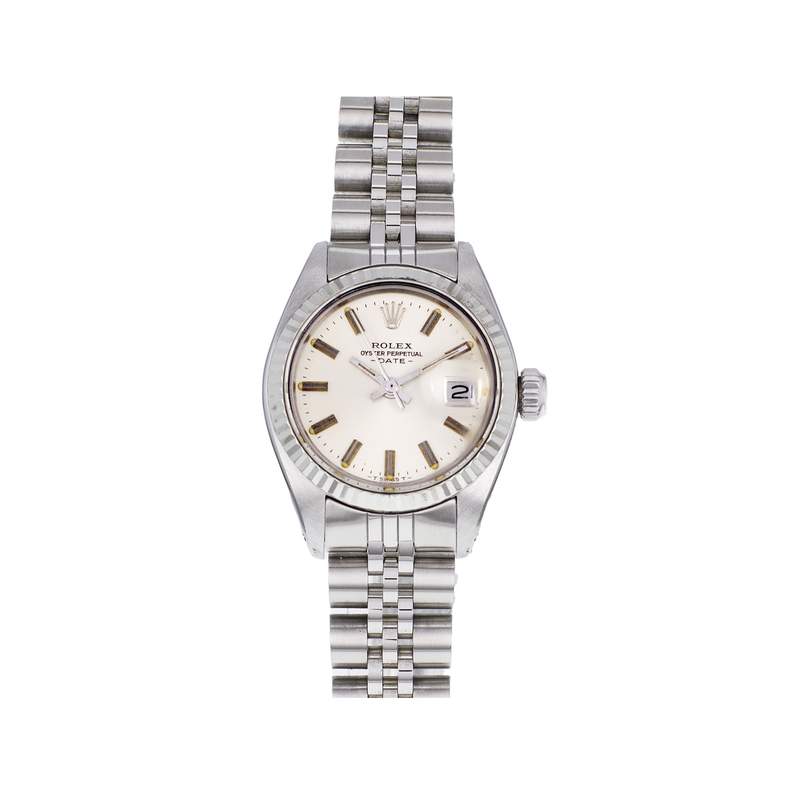 Montre d'occasion ROLEX DateJust Lady femme mouvement automatique certifié (cosc) bracelet acier - vue 1