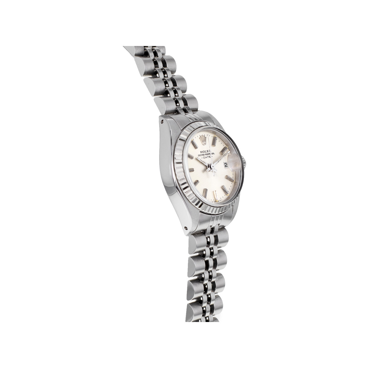 Montre d'occasion ROLEX DateJust Lady femme mouvement automatique certifié (cosc) bracelet acier - vue 2