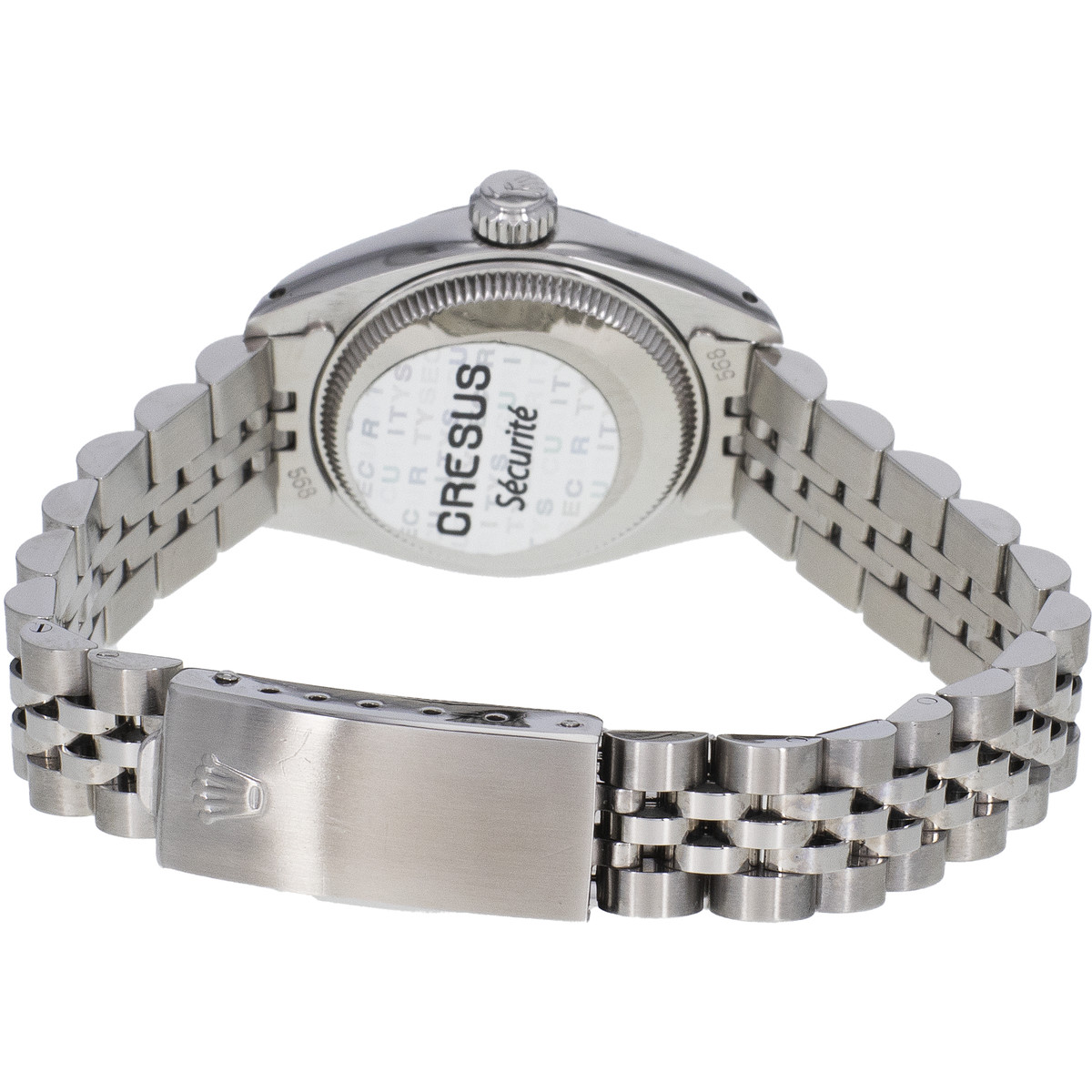 Montre d'occasion ROLEX DateJust Lady femme mouvement automatique certifié (cosc) bracelet acier - vue 3