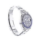 Montre d'occasion ROLEX GMT-Master II Batman homme mouvement automatique certifié (cosc) bracelet acier - vue 2
