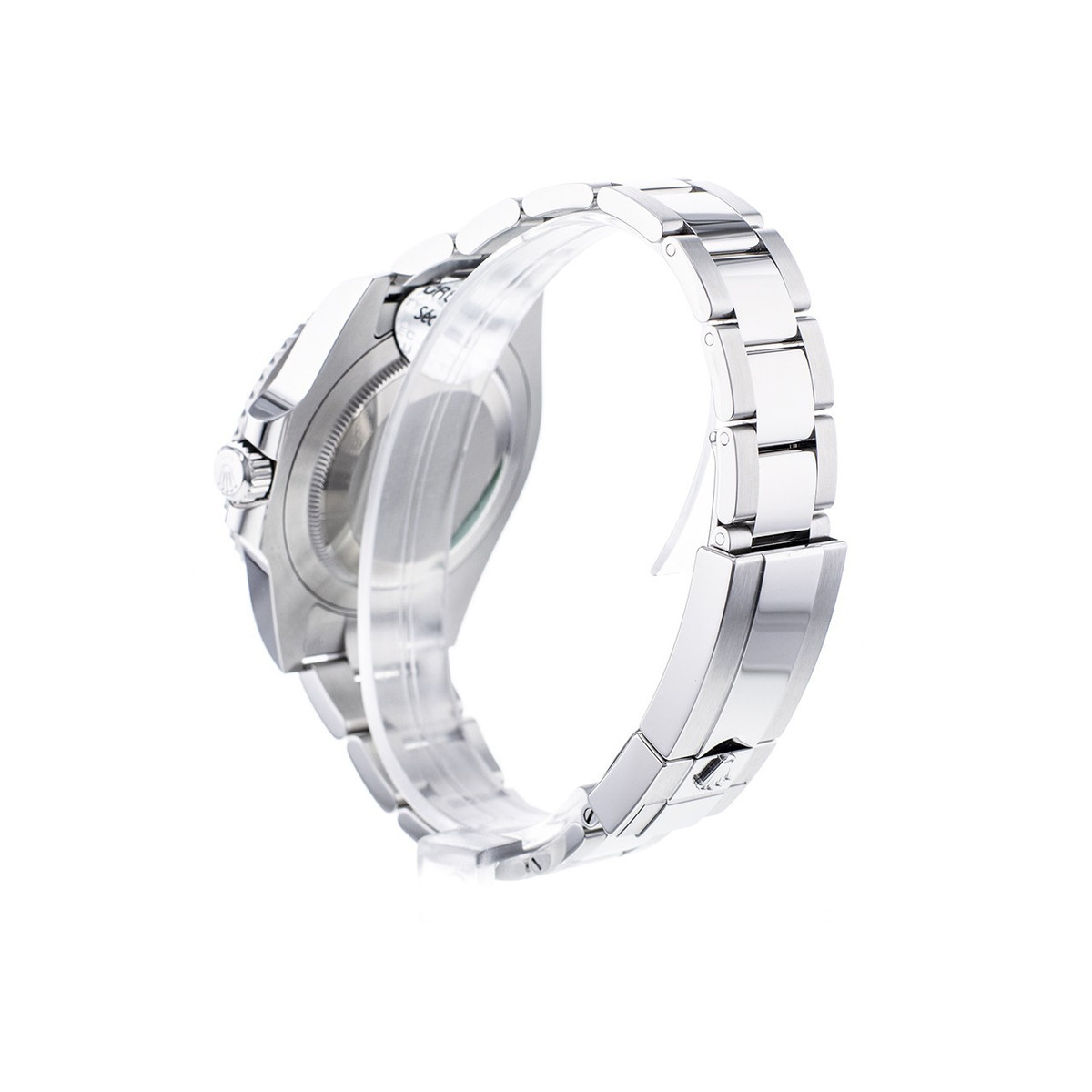 Montre d'occasion ROLEX GMT-Master II Batman homme mouvement automatique certifié (cosc) bracelet acier - vue D3