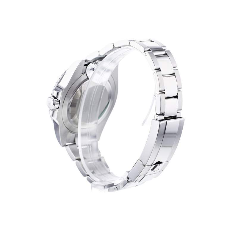 Montre d'occasion ROLEX GMT-Master II Batman homme mouvement automatique certifié (cosc) bracelet acier - vue D3