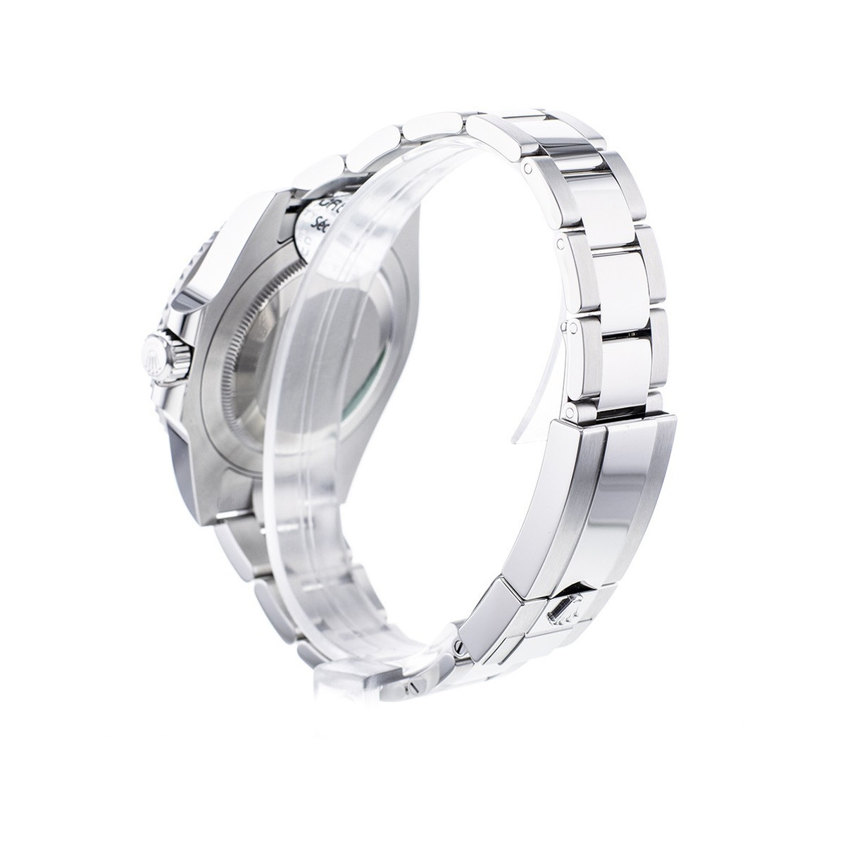 Montre d'occasion ROLEX GMT-Master II Batman homme mouvement automatique certifié (cosc) bracelet acier - vue D4