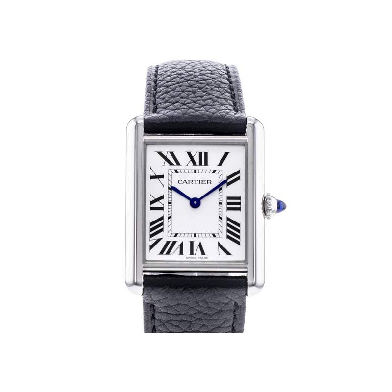 Montre d'occasion CARTIER Tank Must mixte quartz bracelet cuir d'origine - vue 1