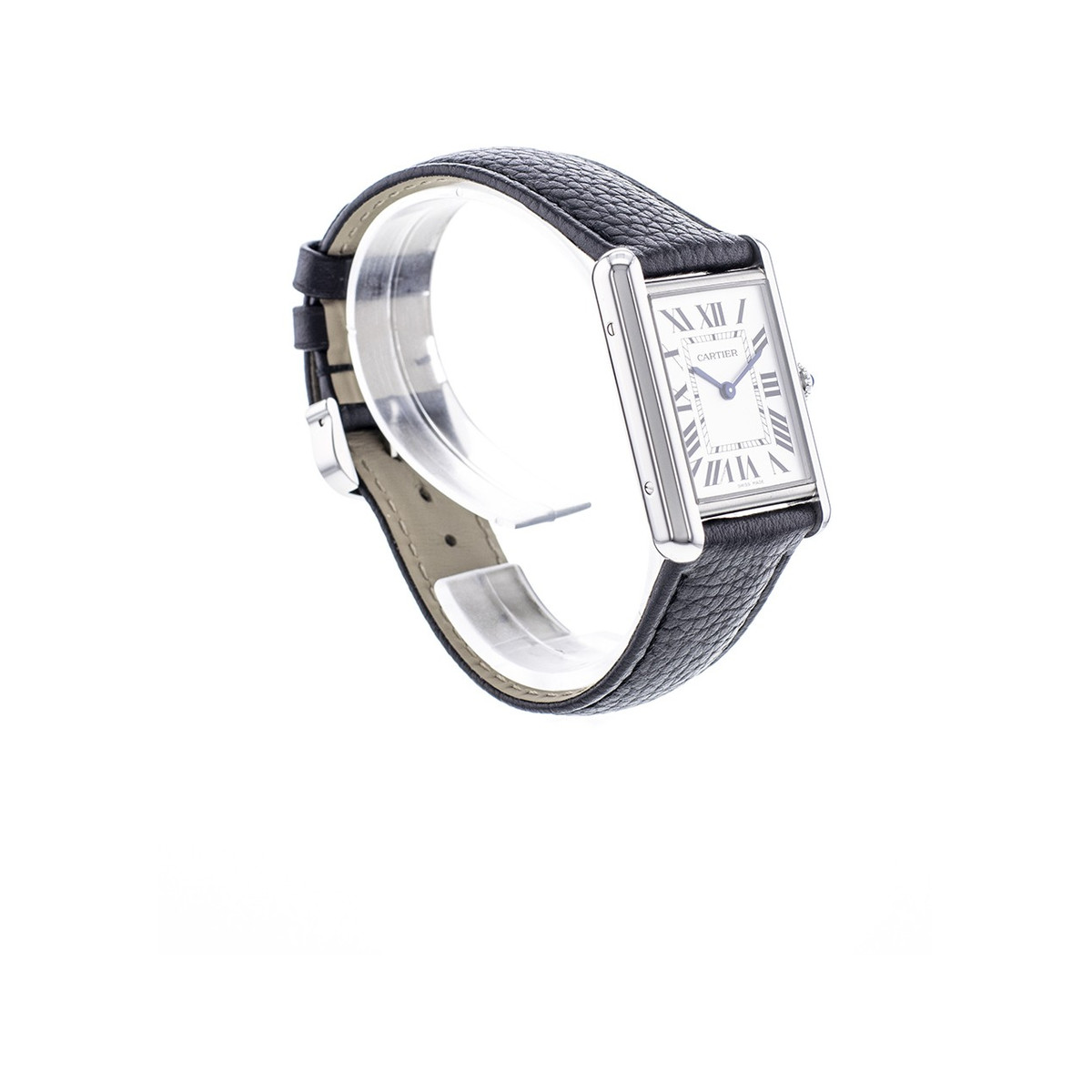 Montre d'occasion CARTIER Tank Must mixte quartz bracelet cuir d'origine - vue 2