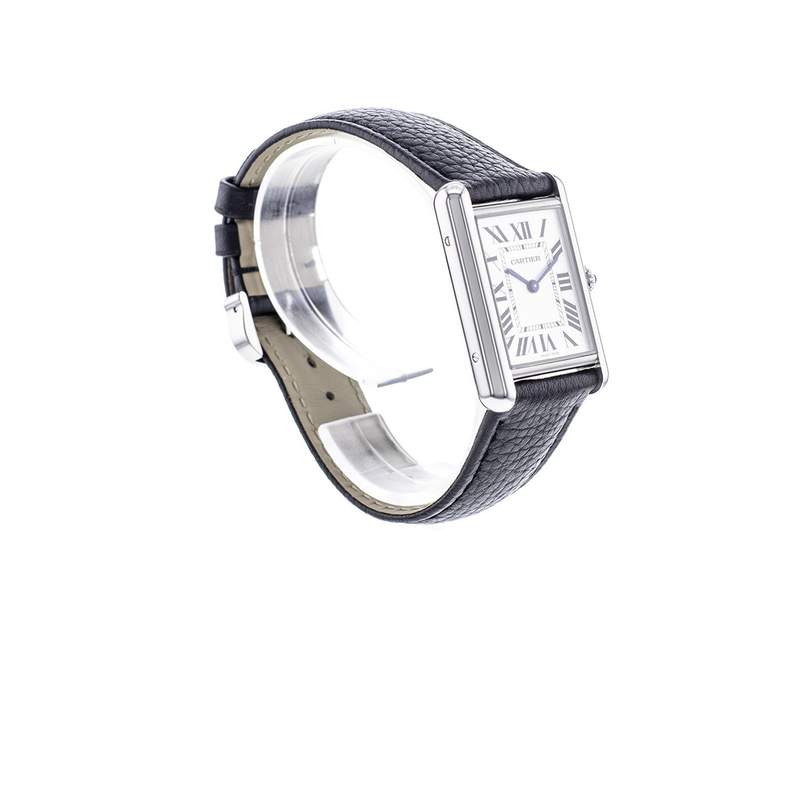 Montre d'occasion CARTIER Tank Must mixte quartz bracelet cuir d'origine - vue 2