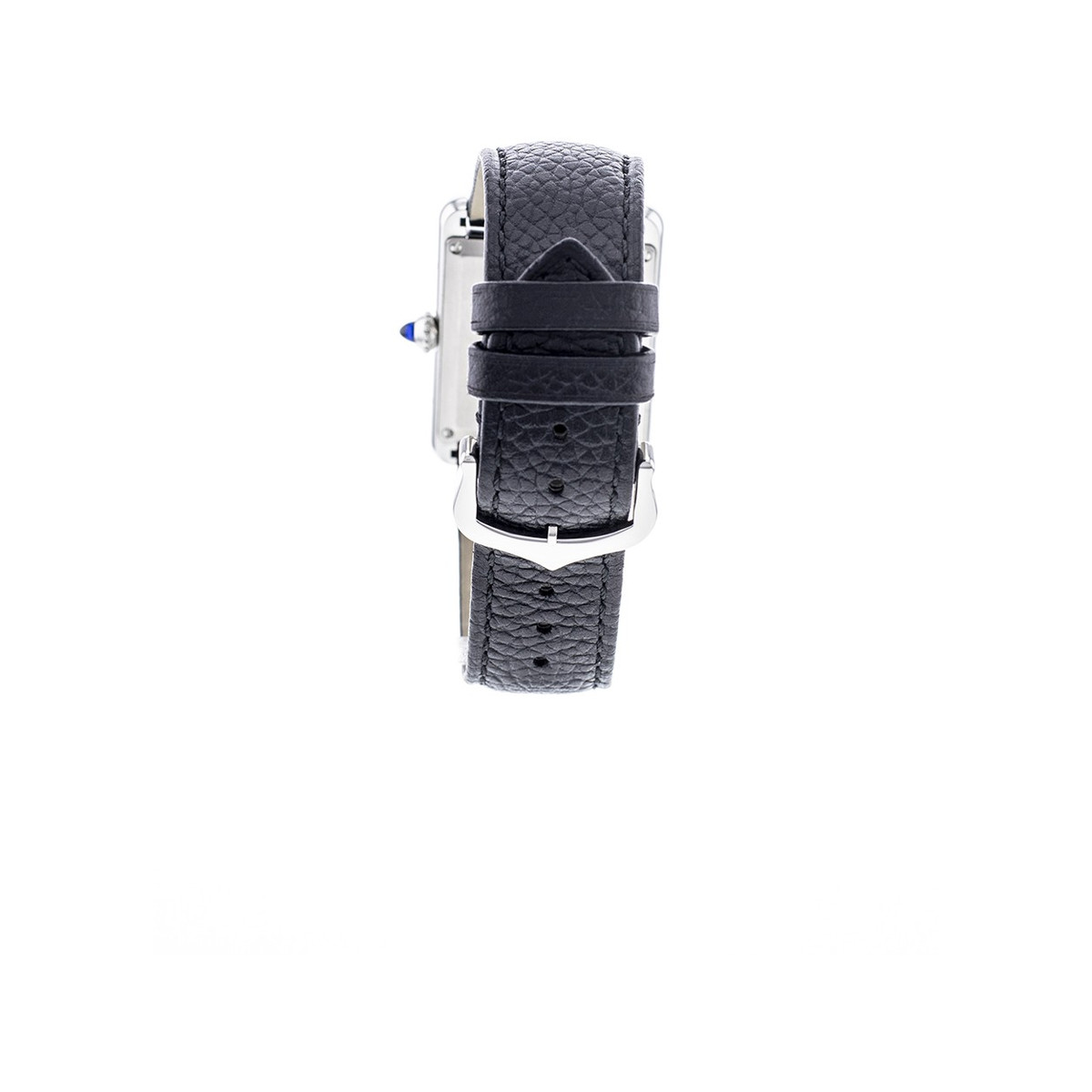 Montre d'occasion CARTIER Tank Must mixte quartz bracelet cuir d'origine - vue D4