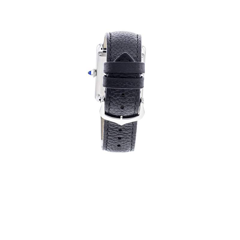 Montre d'occasion CARTIER Tank Must mixte quartz bracelet cuir d'origine - vue D4