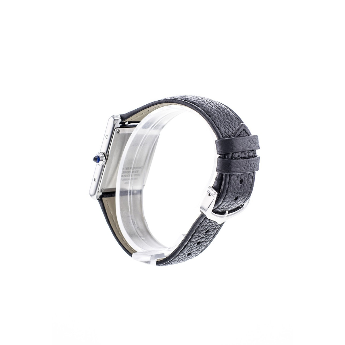 Montre d'occasion CARTIER Tank Must mixte quartz bracelet cuir d'origine - vue D5