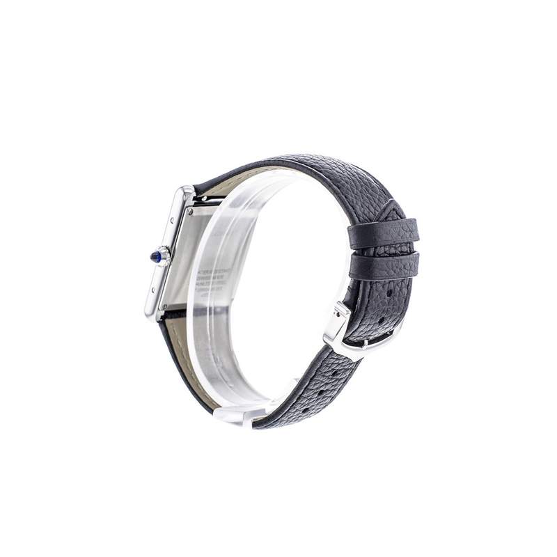 Montre d'occasion CARTIER Tank Must mixte quartz bracelet cuir d'origine - vue D5