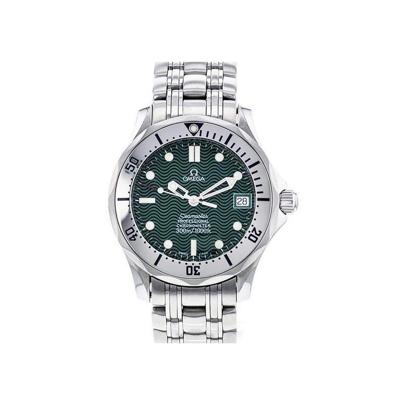 Montre d'occasion OMEGA Seamaster 300 Jacques Mayol 1996 mixte automatique bracelet acier - vue 1