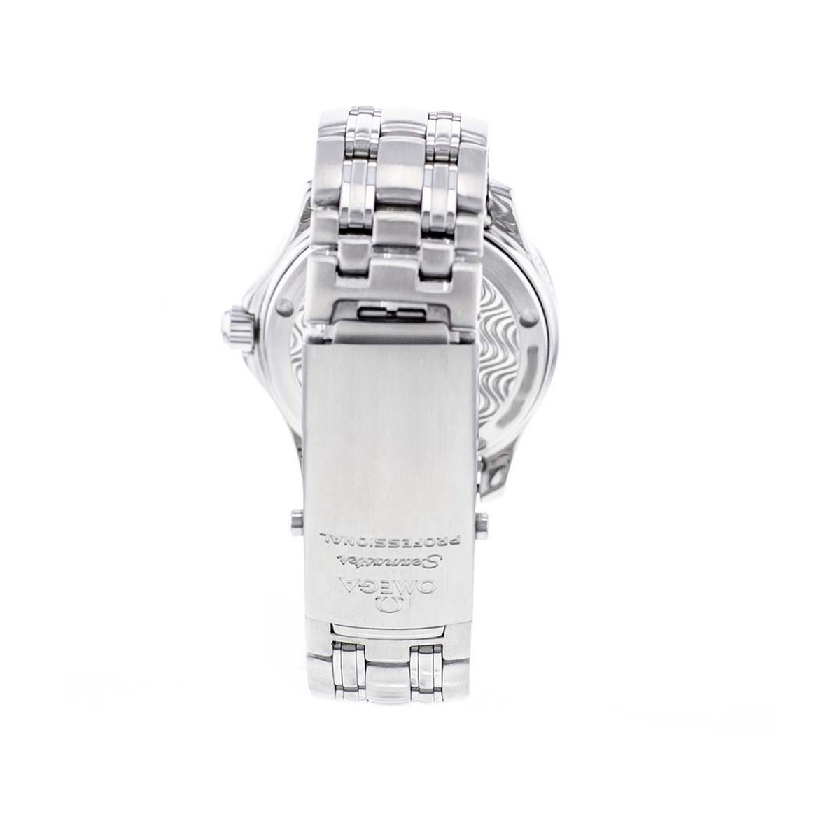 Montre d'occasion OMEGA Seamaster 300 Jacques Mayol 1996 mixte automatique bracelet acier - vue D4