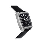 Montre d'occasion TAG HEUER Monaco homme automatique bracelet cuir d'origine - vue 2
