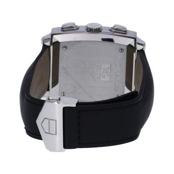 Montre d'occasion TAG HEUER Monaco homme automatique bracelet cuir d'origine