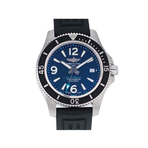 Montre d'occasion BREITLING SuperOcean Premiers de cordée homme automatique bracelet caoutchouc