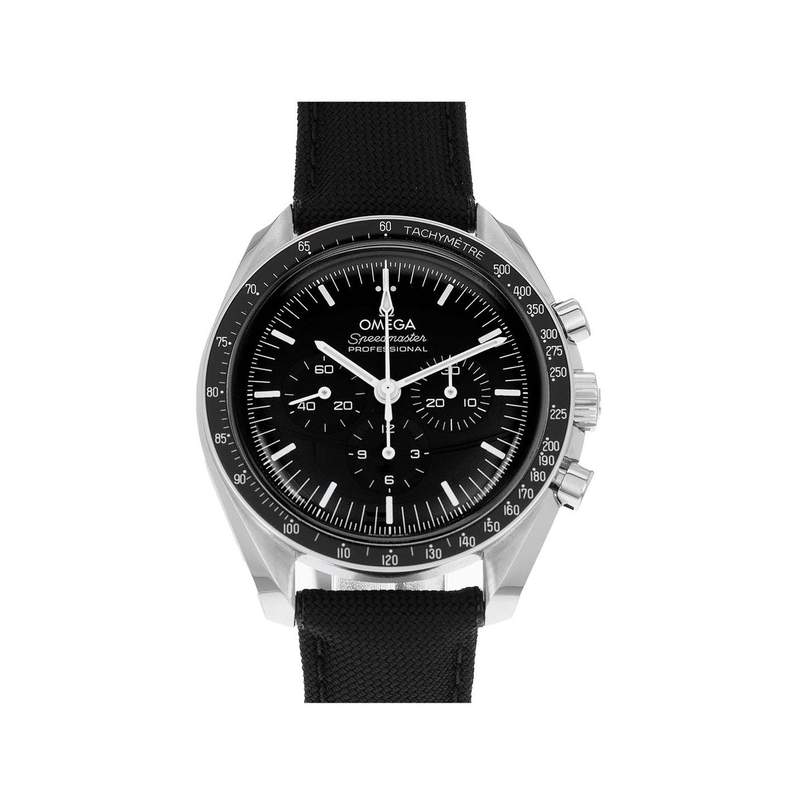 Montre d'occasion OMEGA Speedmaster Moonwatch homme mécanique bracelet textile - vue 1