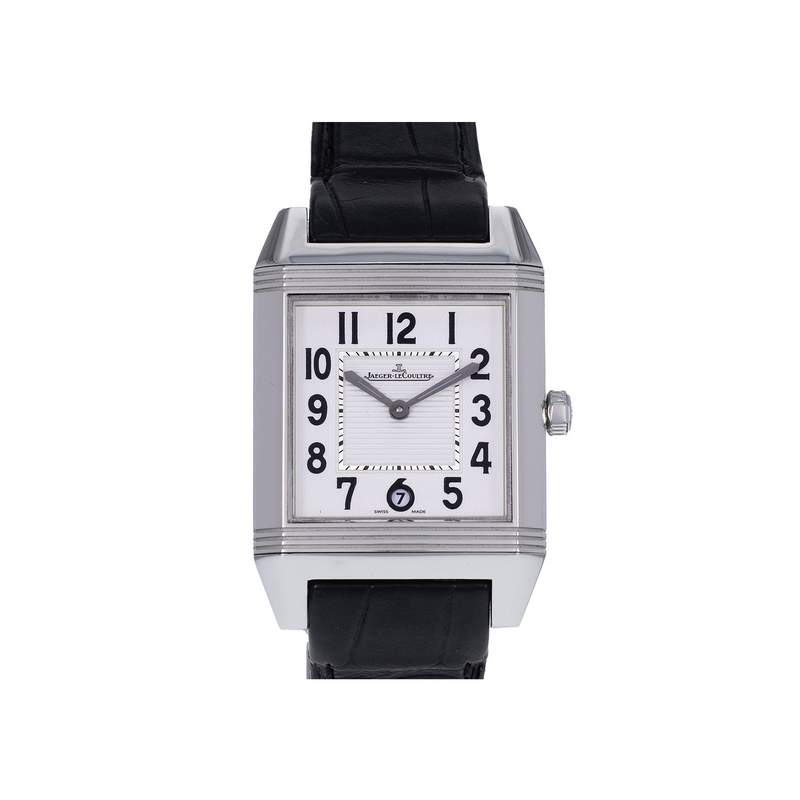 Montre d'occasion JAEGER LECOULTRE Reverso Squadra mixte automatique bracelet cuir d'origine - vue 1