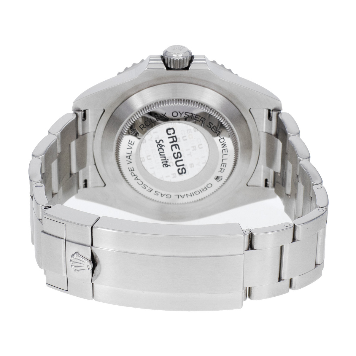 Montre d'occasion ROLEX Sea-Dweller 50th Anniversary homme mouvement automatique certifié (cosc) bracelet acier - vue 3