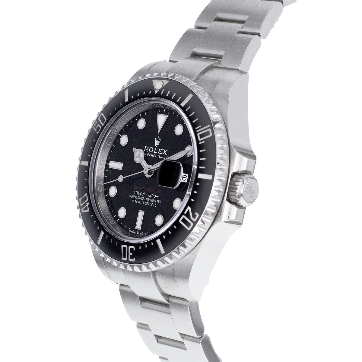 Montre d'occasion ROLEX Sea-Dweller 50th Anniversary homme mouvement automatique certifié (cosc) bracelet acier - vue D2
