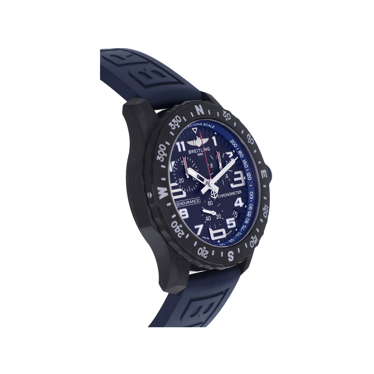 Montre d'occasion BREITLING Endurance Pro homme quartz bracelet caoutchouc - vue 2