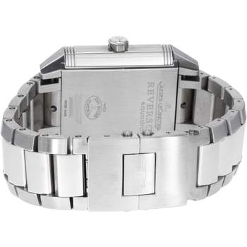 Montre d'occasion JAEGER LECOULTRE Reverso Squadra Home Time homme mouvement automatique certifié (cosc) bracelet acier