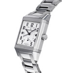Montre d'occasion JAEGER LECOULTRE Reverso Squadra Home Time homme mouvement automatique certifié (cosc) bracelet acier - vue D2