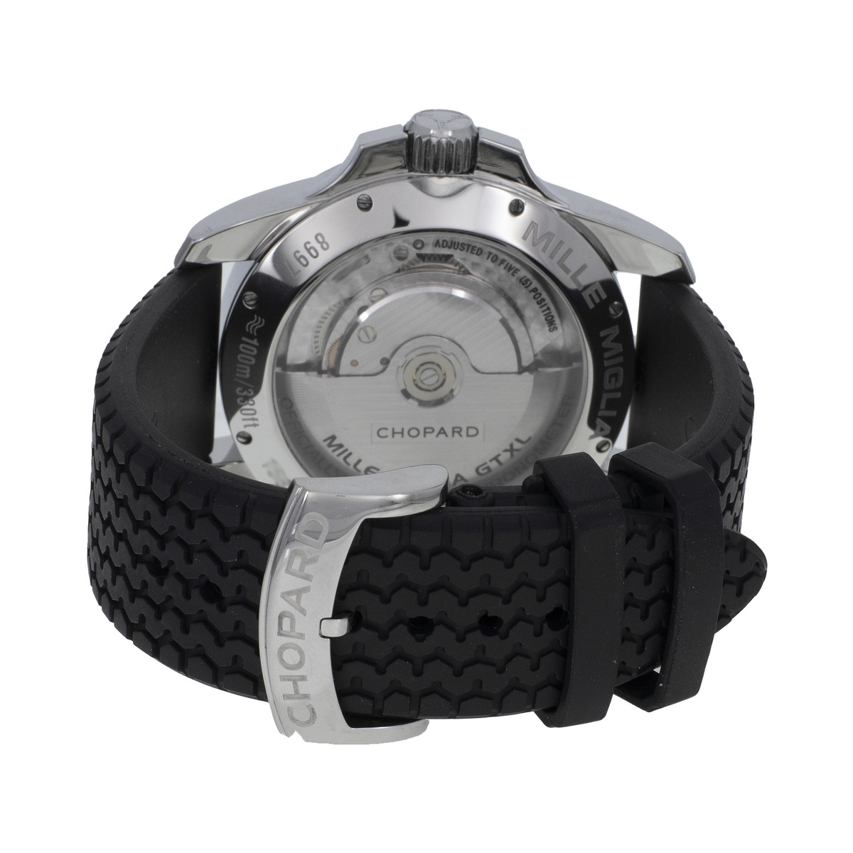 Montre d'occasion CHOPARD Mille Miglia GT XL homme mouvement automatique certifié (cosc) bracelet caoutchouc - vue 3