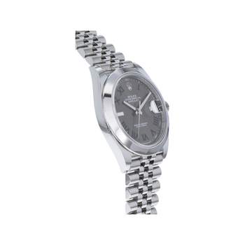 Montre d'occasion ROLEX DateJust Wimbledon homme mouvement automatique certifié (cosc) bracelet acier