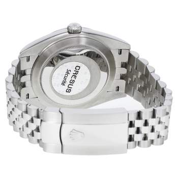 Montre d'occasion ROLEX DateJust Wimbledon homme mouvement automatique certifié (cosc) bracelet acier