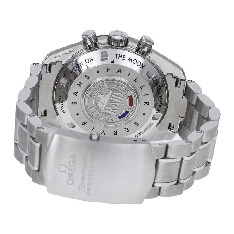 Montre d'occasion OMEGA Speedmaster Raid Edition homme mécanique bracelet acier - vue 3