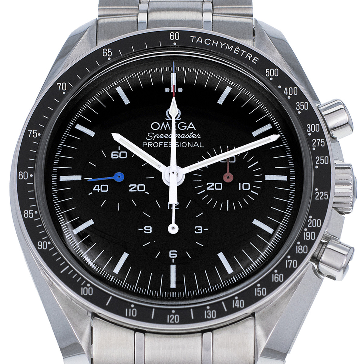 Montre d'occasion OMEGA Speedmaster Raid Edition homme mécanique bracelet acier - vue D1