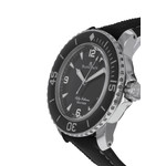 Montre d'occasion BLANCPAIN Fifty Fathoms homme automatique bracelet cuir cresus - vue D2
