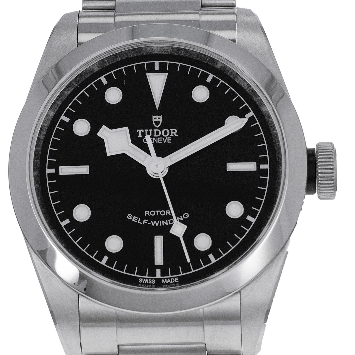 Montre d'occasion TUDOR Black Bay homme automatique bracelet acier - vue D1