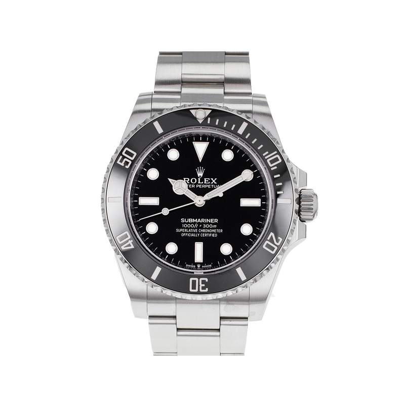 Montre d'occasion ROLEX Submariner homme mouvement automatique certifié (cosc) bracelet acier - vue 1