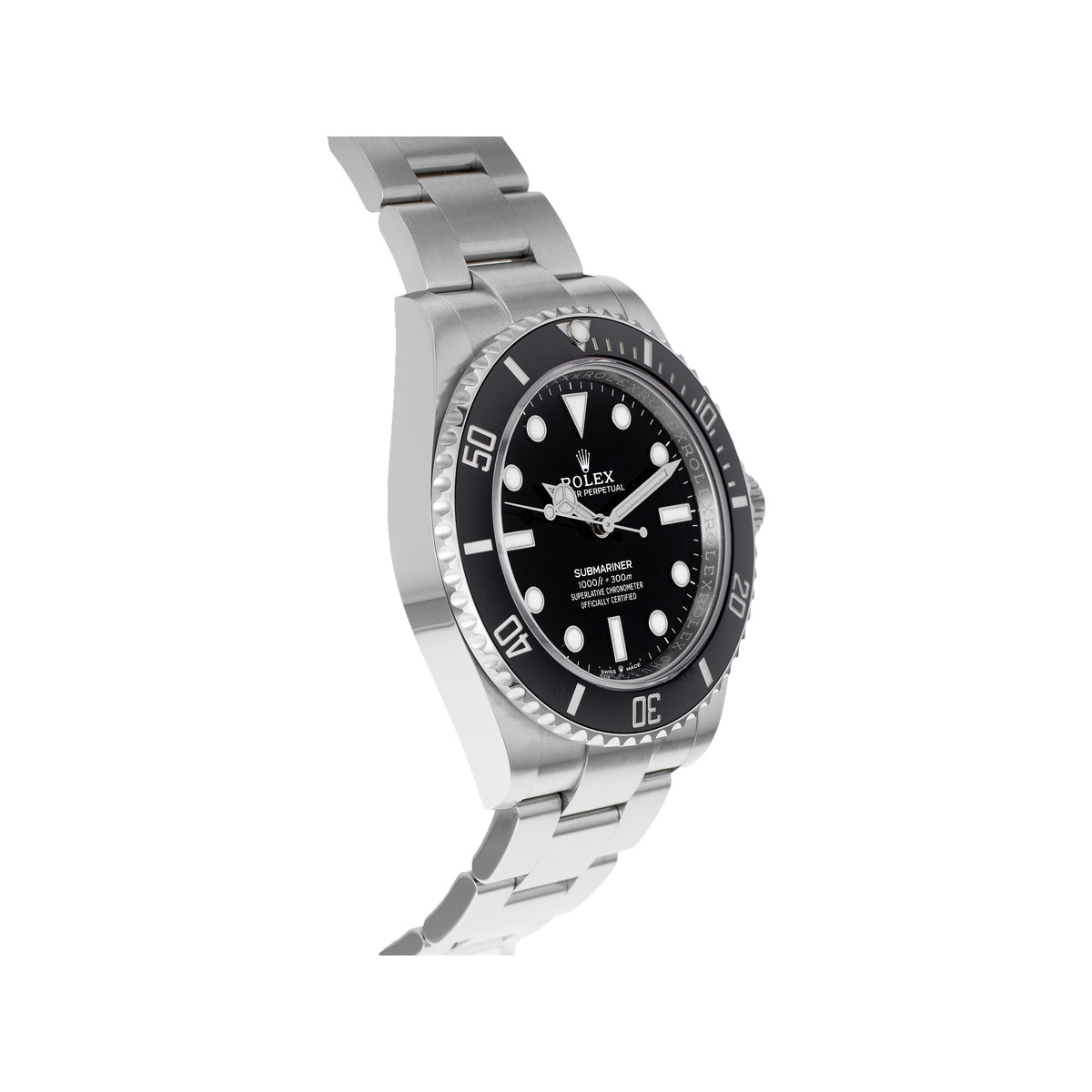 Montre d'occasion ROLEX Submariner homme mouvement automatique certifié (cosc) bracelet acier - vue 2