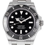 Montre d'occasion ROLEX Submariner homme mouvement automatique certifié (cosc) bracelet acier - vue D1
