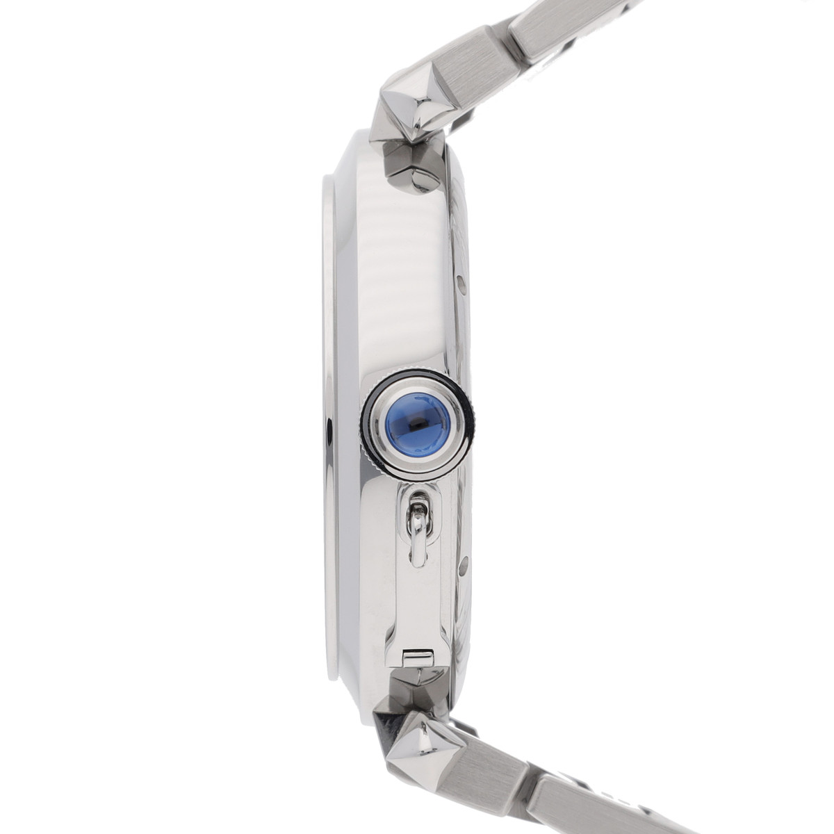 Montre d'occasion CARTIER Pasha Grande Date Phase de Lune homme automatique bracelet acier - vue 2
